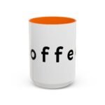 Large 15oz Accent Coffee Mug with Premium Quality, Two-Tone Ceramic Cup, Personalized Gift for Coffee Lovers, Modern Minimalist Decor Mug - Image 11