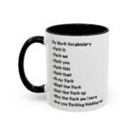 Large 15oz - Funny Work Vocabulary Coffee Mug - Accent Coffee Mug with Premium Quality, Two-Tone Ceramic Cup, Humorous Gift Mug - Image 16