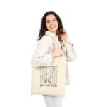 Premium Canvas Tote Bag – Sustainable Style for Everyday Use — "got too silly" Duck Illustration Tote - Image 5