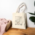 Premium Canvas Tote Bag – Sustainable Style for Everyday Use — "got too silly" Duck Illustration Tote - Image 2