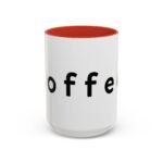 Large 15oz Accent Coffee Mug with Premium Quality, Two-Tone Ceramic Cup, Personalized Gift for Coffee Lovers, Modern Minimalist Decor Mug - Image 9