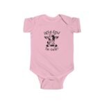 Holy Cow I'm Cute Baby Bodysuit, Newborn Baby Shower Gift, Gender Neutral, Premium Soft Cotton Newborn Outfit, Cute Animal Baby Gift - Image 4