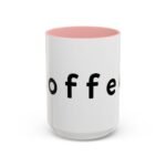 Large 15oz Accent Coffee Mug with Premium Quality, Two-Tone Ceramic Cup, Personalized Gift for Coffee Lovers, Modern Minimalist Decor Mug - Image 8