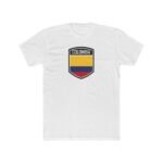 Colombia Colombia Crest T-Shirt – Colombian Flag & Football Shirt – Premium Fitted 100% Cotton Tee, Sport Stylish, Gift - Image 6