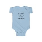 Funny Quote Baby Bodysuit – "If I Had To I'd Pee On Any One Of You" – Soft Cotton Newborn Bodysuit  Gift - Image 3