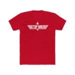 Top Dad T-Shirt – Fighter Pilot Wing Graphic – Premium Fitted 100% Cotton Tee, Sport Stylish, Gift - Image 6