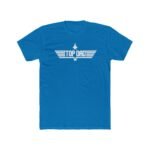 Top Dad T-Shirt – Fighter Pilot Wing Graphic – Premium Fitted 100% Cotton Tee, Sport Stylish, Gift - Image 5