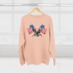 Patriotic American Eagle Patriot Heavyweight Sweatshirt Premium Crewneck Sweatshirt — American Flag Graphic Premium Patriotic Apparel - Image 11