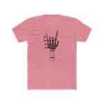 Skeleton Guitar T-Shirt, Western Cactus Scene Graphic Tee Classic Music Apparel Shirt Premium Fitted 100% Cotton Tee - Image 4