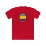 Colombia Colombia Crest T-Shirt – Colombian Flag & Football Shirt – Premium Fitted 100% Cotton Tee, Sport Stylish, Gift - Image 4