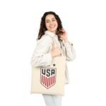 United States National Team Tote Bag – Red White and Blue Soccer Shield – Durable Eco-Friendly Shopping Bag - Image 5