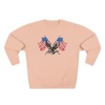Patriotic American Eagle Patriot Heavyweight Sweatshirt Premium Crewneck Sweatshirt — American Flag Graphic Premium Patriotic Apparel - Image 8