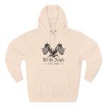 Premium Hoodie We the People 1776-2026 Anniversary Patriotic Hoodie – American Eagle & Flags Graphic – Premium Heavyweight Sweatshirt. Hooded Sweatshirt - Image 5