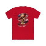 USA 2026 Soccer World Cup Fan Shirt – Golden Trophy & Stars and Stripes Graphic – Premium Fitted 100% Cotton Tee Stylish, Gift - Image 4