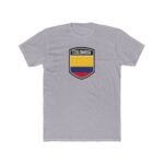 Colombia Colombia Crest T-Shirt – Colombian Flag & Football Shirt – Premium Fitted 100% Cotton Tee, Sport Stylish, Gift - Image 2