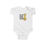 Funny Giraffe Baby Onesie – "You Bet Giraffe I'm Cute" Pun – Soft Cotton Newborn Bodysuit  Soft Cotton Baby Shower Gift - Image 2
