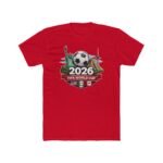 USA 2026 Soccer World Cup Fan Shirt – Golden Trophy & Stars and Stripes Graphic – Premium Fitted 100% Cotton Tee Stylish, Gift - Image 5