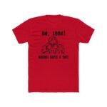 Oh Look! Nobody Gives a Shit Premium T-shirt– Sarcastic Humor Graphic Tee Shirt Premium Fitted 100% Cotton Tee - Image 3