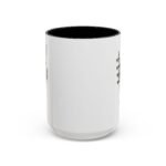 Large 15oz -Skeleton Guitar - Accent Coffee Mug with Premium Quality, Two-Tone Ceramic Cup, Gift - Image 2