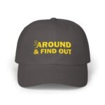 Funny "FAFO" Embroidered Dad Hat – Bold Yellow "F Around & Find Out" Cap – Sarcastic Meme Baseball Hat – Edgy Humor Gift for Men - Image 6