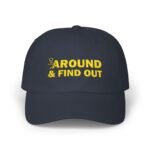 Funny "FAFO" Embroidered Dad Hat – Bold Yellow "F Around & Find Out" Cap – Sarcastic Meme Baseball Hat – Edgy Humor Gift for Men - Image 5