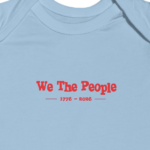 Patriotic 1776-2026 Baby Bodysuit – Red Typography Design – Baby Shower Gift, Gender Neutral Premium Soft Cotton