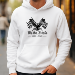 Premium Hoodie We the People 1776-2026 Anniversary Patriotic Hoodie – American Eagle & Flags Graphic – Premium Heavyweight Sweatshirt. Hooded Sweatshirt