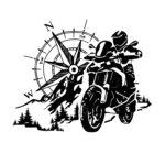Motorcycle Adventure Travel SVG & PNG – Adventure Bike Compass Design for Cricut & Silhouette – Instant Digital Download