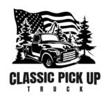Classic Pickup Truck American Flag Vintage Digital Art SVG & PNG – Design for Cricut & Silhouette – Instant Digital Download