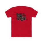 Patriotic Off-Road 4x4 T-Shirt – American Flag Adventure Graphic –  Overland & Truck Enthusiast Tee – Premium Fitted 100%... - Image 2
