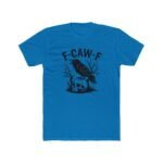 "F-CAW-F" Crow Sarcastic T-Shirt – Edgy Raven & Skull Graphic – White Unisex Funny Bird Pun Tee - Unisex Tee Shirt Premium Fitted - 100% Cotton Tee - Image 3