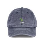 GLEP Funny Embroidered Dad Hat – Smiling Friends Inspired Graphic – Distressed Charcoal Grey Wizard Hat Cap - Image 6