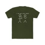 Funny I’ve Got Your Back Shirt - Sarcastic Stick Figure T-Shirt, Dark Humor Graphic Tee, Literal Pun Slogan Top, Hilarious Best Friend Gift – Unisex Tee Shirt Premium Fitted 100% Cotton Tee - Image 4