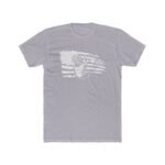 Patriotic Elk American Flag T-Shirt – Hunting & Wildlife Graphic Tee – Unisex Tee Shirt Premium Fitted 100% Cotton Tee - Image 3
