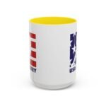 Large 15oz -USA Hockey Mug - Patriotic American Flag Sports Coffee Cup, Team USA Ice Hockey Action Graphic, 15oz Two-Tone Ceramic Mug for Coaches and FansTwo-Tone Ceramic Cup, Humorous Gift Mug - Image 13