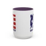 Large 15oz -USA Hockey Mug - Patriotic American Flag Sports Coffee Cup, Team USA Ice Hockey Action Graphic, 15oz Two-Tone Ceramic Mug for Coaches and FansTwo-Tone Ceramic Cup, Humorous Gift Mug - Image 12
