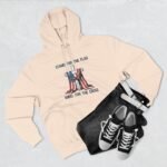 Premium Hoodie "Stand for the Flag, Kneel for the Cross" Patriotic Hoodie – American Flag & Cross Graphic Heritage Pullover Hoodie Hooded Sweatshirt - Image 7