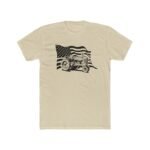 Patriotic American Flag John Deere Tractor T-Shirt – Vintage Farm Life Graphic – Heather Gray Unisex Farmer Pride Tee - Unisex Tee Shirt Premium Fitted 100% Cotton Tee - Image 7