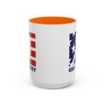 Large 15oz -USA Hockey Mug - Patriotic American Flag Sports Coffee Cup, Team USA Ice Hockey Action Graphic, 15oz Two-Tone Ceramic Mug for Coaches and FansTwo-Tone Ceramic Cup, Humorous Gift Mug - Image 11