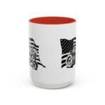 Patriotic American Flag John Deere Tractor Coffee Mug – 15oz Ceramic Farm Life Cup with Black Handle – Vintage Farmer Gift - Image 9