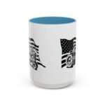 Patriotic American Flag John Deere Tractor Coffee Mug – 15oz Ceramic Farm Life Cup with Black Handle – Vintage Farmer Gift - Image 10