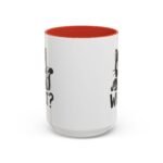 15oz "What?" Funny Black Cat Knife Mug – 15oz Ceramic Coffee Cup – Sarcastic Pet Lover Gift Coffee Mug with Premium Quality, Two-Tone Ceramic Cup - Image 9