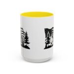 Patriotic Mountain Forest Coffee Mug – American Flag & Wilderness Graphic Coffee Mug with Premium Quality, Two-Tone Ceramic Cup, Humorous Gift Mug - Image 13