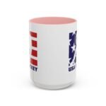 15oz USA Hockey Commemorative Mug - Patriotic American Flag Sports Coffee Cup, Team USA Ice Hockey Fan Gift Two-Tone Ceramic Mug – 15oz Ceramic Flag Cup with Red Handle – Vintage American Pride Gift... - Image 8
