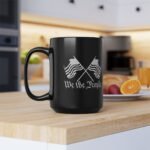 "We the People" Patriotic Coffee Mug – 15oz Black Ceramic Cup – 1776–2026 Anniversary Heritage Gift - Image 6