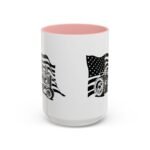 Patriotic American Flag John Deere Tractor Coffee Mug – 15oz Ceramic Farm Life Cup with Black Handle – Vintage Farmer Gift - Image 8