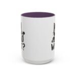 15oz "What?" Funny Black Cat Knife Mug – 15oz Ceramic Coffee Cup – Sarcastic Pet Lover Gift Coffee Mug with Premium Quality, Two-Tone Ceramic Cup - Image 12