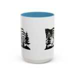 Patriotic Mountain Forest Coffee Mug – American Flag & Wilderness Graphic Coffee Mug with Premium Quality, Two-Tone Ceramic Cup, Humorous Gift Mug - Image 10