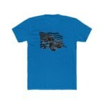 Patriotic Off-Road 4x4 T-Shirt – American Flag Adventure Graphic –  Overland & Truck Enthusiast Tee – Premium Fitted 100%... - Image 4