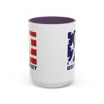 15oz USA Hockey Commemorative Mug - Patriotic American Flag Sports Coffee Cup, Team USA Ice Hockey Fan Gift Two-Tone Ceramic Mug – 15oz Ceramic Flag Cup with Red Handle – Vintage American Pride Gift... - Image 12